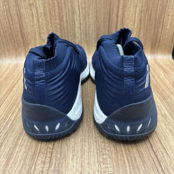 Adidas Crazy Explosive 2017 Sneakers Men 14 Basketball Low Knit Boost Shoes Navy - Picture 4 of 8